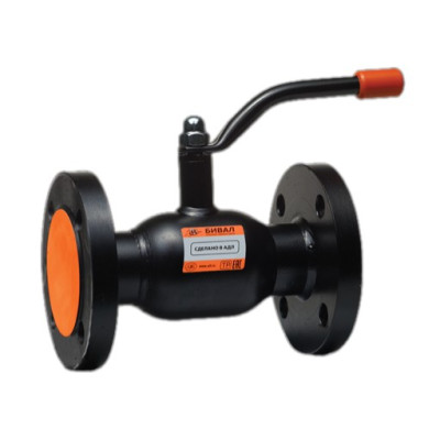 Шаровой стальной кран ADL фланец/фланец, с рукояткой, Ду 15-150, Ру 16-40, КШТ серия 12, Бивал