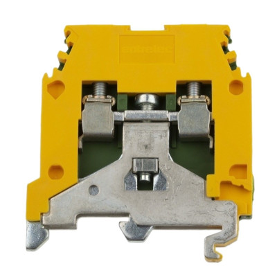M 4/6 P Клеммник винтовой Entrelec "Земля"до 4 мм.кв.,электрич. соедин. с DIN-рейкой