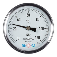 Биметаллический термометр ЭКОМЕРА ЭКО-М БТ-1-63