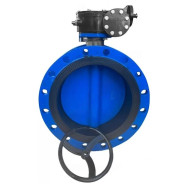 Затвор поворот чуг EPDM Ду600 Ру10/16 ред п/эл фл д/чуг Benarmo