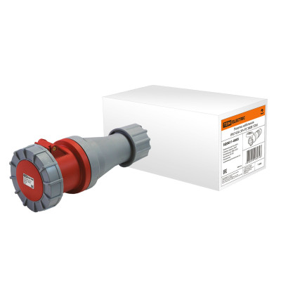 Розетка кабельная TDM IP67 63А 3Р+РЕ 380В