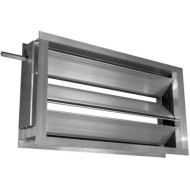 Воздушный клапан с подставкой под электропривод Shuft DRr 600х350