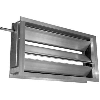 Воздушный клапан с подставкой под электропривод Shuft DRr 600х350