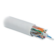Кабель витая пара Hyperline UUTP25W-C5-S24-IN-LSZH-GY +1 пара (24 AWG)), 1 пара в LSZH оболочке, одножильный (solid), LSZH нг(А)-HF, –20°C – +60°C, серый