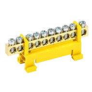 Шина PE земля на DIN-изоляторах тип Стойка ШНИ-6х9-10-С-Ж IEK