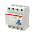 Выключатель дифференциального тока ABB F204 4п 63А 30мА тип AC