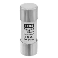 Плавкая вставка TDM ПВЦ-В2 22х58 16А