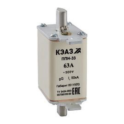 Вставка плавкая КЭАЗ ППН-33-X3-00-80А-УХЛ3
