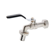 Кран шаровой 3/4 со штуцером (г) (усиленный) TIM