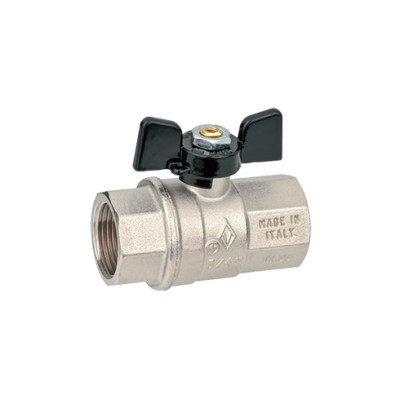 BUGATTI NEVADA 402 Кран шаровый полнопроходной, 1/2 ВВ, алюминиевая бабочка, шт.