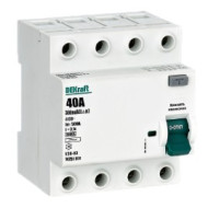 Выключатель дифференциального тока Dekraft УЗО 03-6кА-4P-040А-300-AC