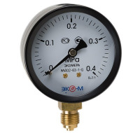 Манометр Экомера МД02-63мм 0..0,4МПа G1\4