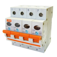 Выключатель нагрузки модульный TDM (мини-рубильник) ВН-32 4P 16A