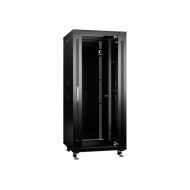 Шкаф телекоммуникационный напольный 19" 27U Cabeus SH-05C-27U60/100-BK