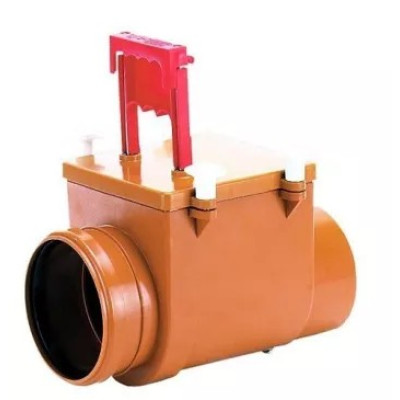 Клапан обратный Hutterer Lechner (HL) кор б/н Дн110 засл нж/ст, монт лючком HL 710.1