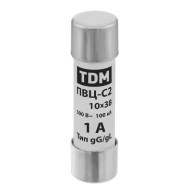 Плавкая вставка TDM ПВЦ-С2 10х38 1А