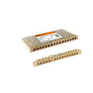 Шина TDM ELECTRIC "N" нулевая 6х9мм 16/2 (16 групп/крепеж по краям)