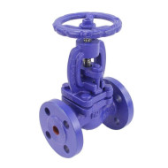 Клапан запорный сальниковый DN.ru VSO1121M-F-S Ду40 Ру16, фланцевый, корпус - чугун GG25, уплотнение - металл, управление - штурвал