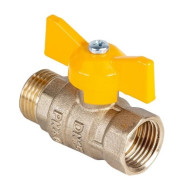 Кран шар Dist лат газ Стандарт Ду20 Ру40 м/р полн баб 422Б