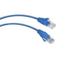 Патч-корд Rj-45 Cabeus PC-UTP-RJ45-Cat.5e-0.3m-BL кат.5е 0.3 метра синий