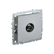 BRITE Розетка TV оконечная РТВ11-0-БрА алюминий IEK