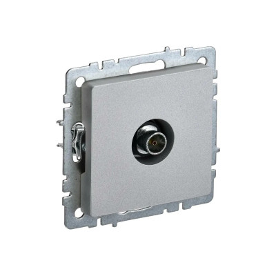 BRITE Розетка TV оконечная РТВ11-0-БрА алюминий IEK