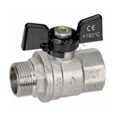 Кран шаровой 1 1/4", PN25, Bugatti OREGON 307