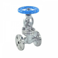 Клапан запорный Сантехкомплект нержавеющий 15нж22нж Ду40 Ру40 фл WGCN