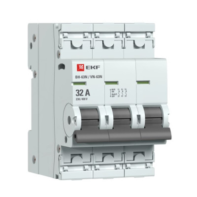 Выключатель нагрузки EKF PROxima 3P 32А ВН-63N