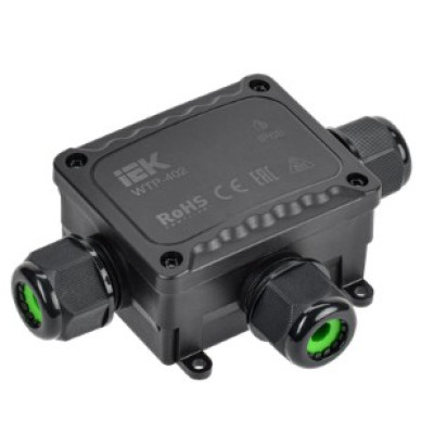 Коробка распред. герметичная WTP-402 3 ввода IP68