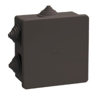 Коробка IEK КМ41235 расп. ОП 85х85х40 IP44 6 вв. черная