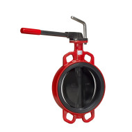 Затвор дисковый поворотный чугунный ЗПТС Ду 125 Ру16 межфланцевый ADL BD01N12826