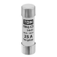 Плавкая вставка TDM ПВЦ-С3 14х51 25А