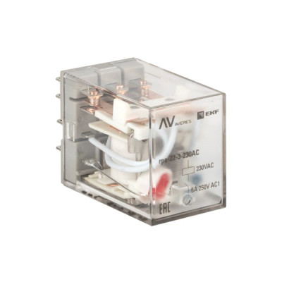 Реле промежуточное EKF Averes RPA 22/3 6A 230В AC