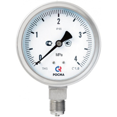 Мановакуумметры Росма ТМВ-521Р.00(-0,1-2,4MPa)M20x1,5.1,0
