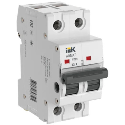 Выключатель-разъединитель IEK ARMAT SWN 2P 63А