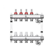 Группа коллекторная Wester нерж расход 1" м/м 4в 3/4" ЕК н/р в/к