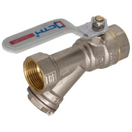 Вентиль шаровой СТМ 1/2 с фильтром ручка