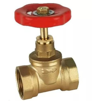 Клапан запорный латунь прямой 15б1п Ду15 Ру16 м/м SantechSystems