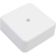 Коробка распаячная Greenel GE41216-01 ОП 75*75*28мм белый с контактной группой 6 кл.