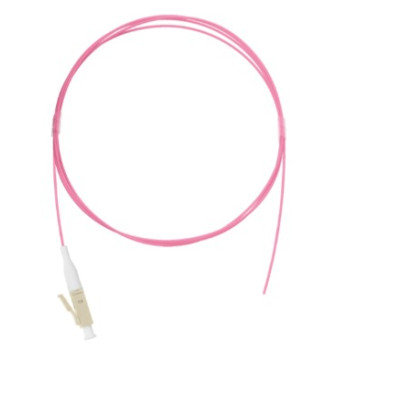 Шнур NIKOMAX волоконно-оптический, монтажный, многомодовый 50/125мкм, стандарта OM4, LC/UPC, полимерный материал нг(A)-HF, 0.9мм, маджента, 1м, уп-ка 2шт.