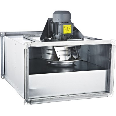 Прямоугольный канальный вентилятор с назад загнутыми лопатками BVN BDKF-R 450 T