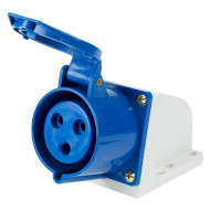 Розетка Rexant 123 стационарная 2P+PE 32А 220В IP44