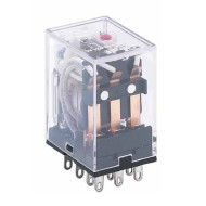 Промежуточное реле DEKraft 3ПК 24В AC (10А) с LED индикацией ПР-102-3-10A-24В-AC