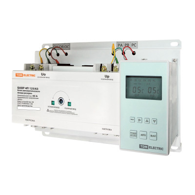 Блок автоматического ввода резерва TDM ELECTRIC БАВР 4П 125/63А TDM