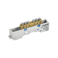 Шина IEK TEKFOR N "ноль" неизол. на унив. держ. 6х9-6-С