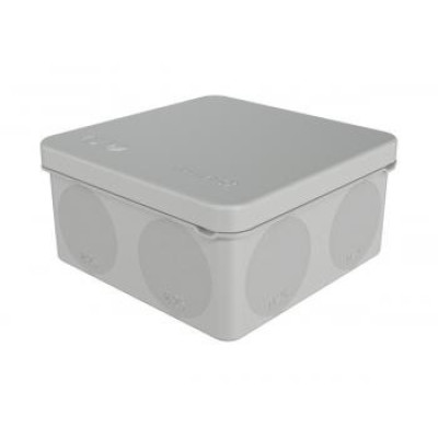 Коробка распределительная Greenel ОП 100х100х50 IP67 безгалогенная (HF) 2К, УФ серая
