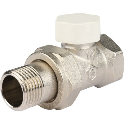 Вентиль запорный прямой 3/4" STOUT