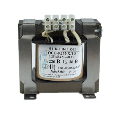 Трансформатор Элти ОСО-0.25-09 220/42В УХЛ3