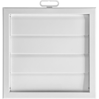 Решетка с гравитационными жалюзи 155х155, белый SANTREK AIR